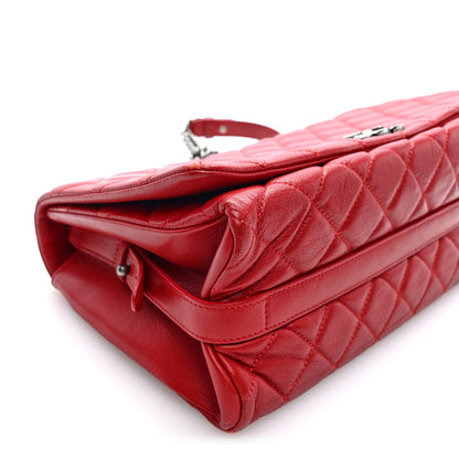 Chanel Goatskin Quilted Large City Rock Flap Red 9 of 10