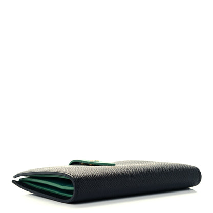 Celine Grained Calfskin Medium Multifunction Strap Wallet Black Cactus 4 of 11
