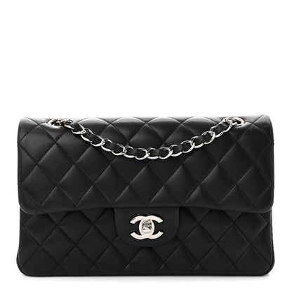 Chanel Lambskin Quilted Small Double Flap Black 1 of 10