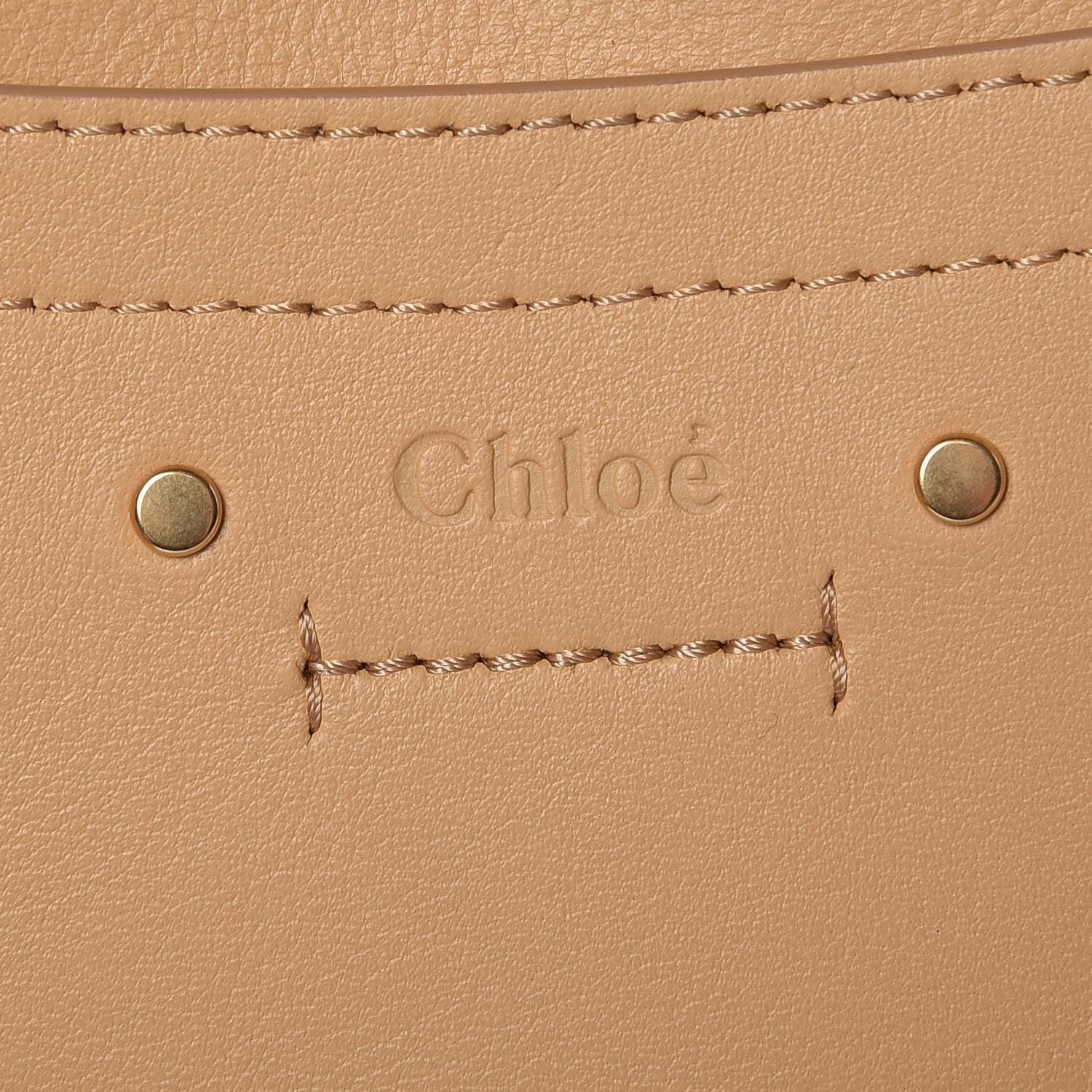 Chloe Calfskin Suede Small Roy Bag Bleached Brown 8 of 8