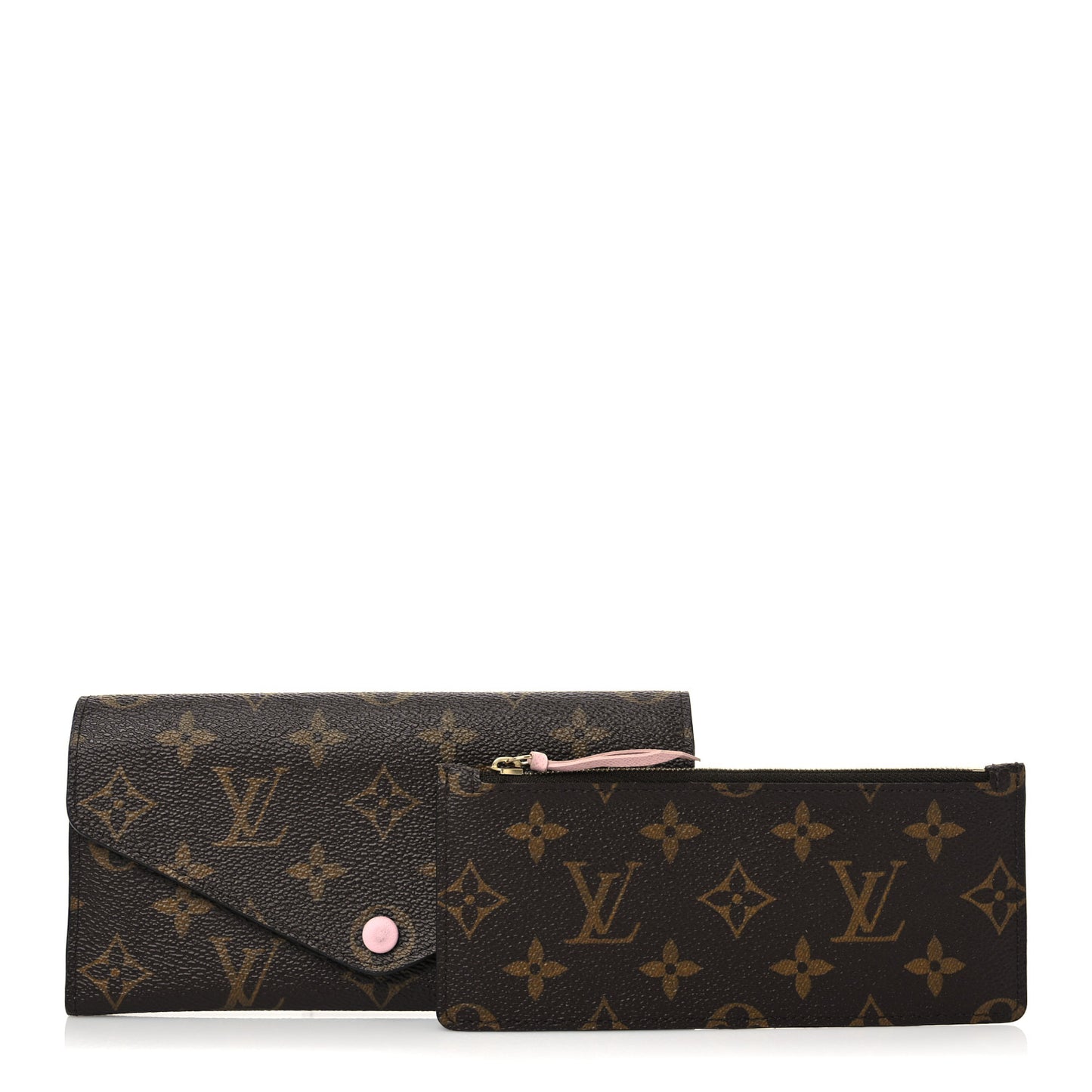 Monogram Josephine Wallet Rose Ballerine