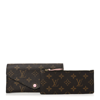Louis Vuitton Monogram Josephine Wallet Rose Ballerine 2 of 7