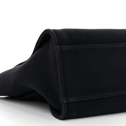 Chanel Mixed Fibers Medium Deauville Tote Dark Blue 10 of 11