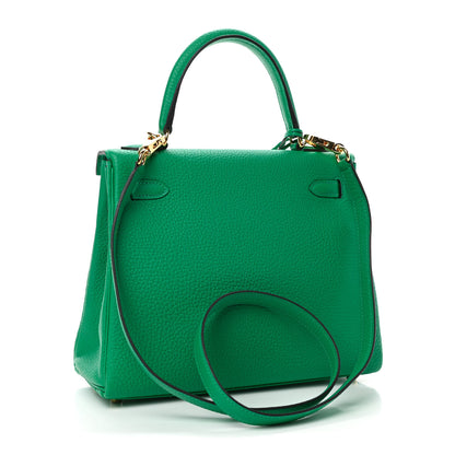 Hermes Togo Kelly Retourne 25 Menthe 2 of 36