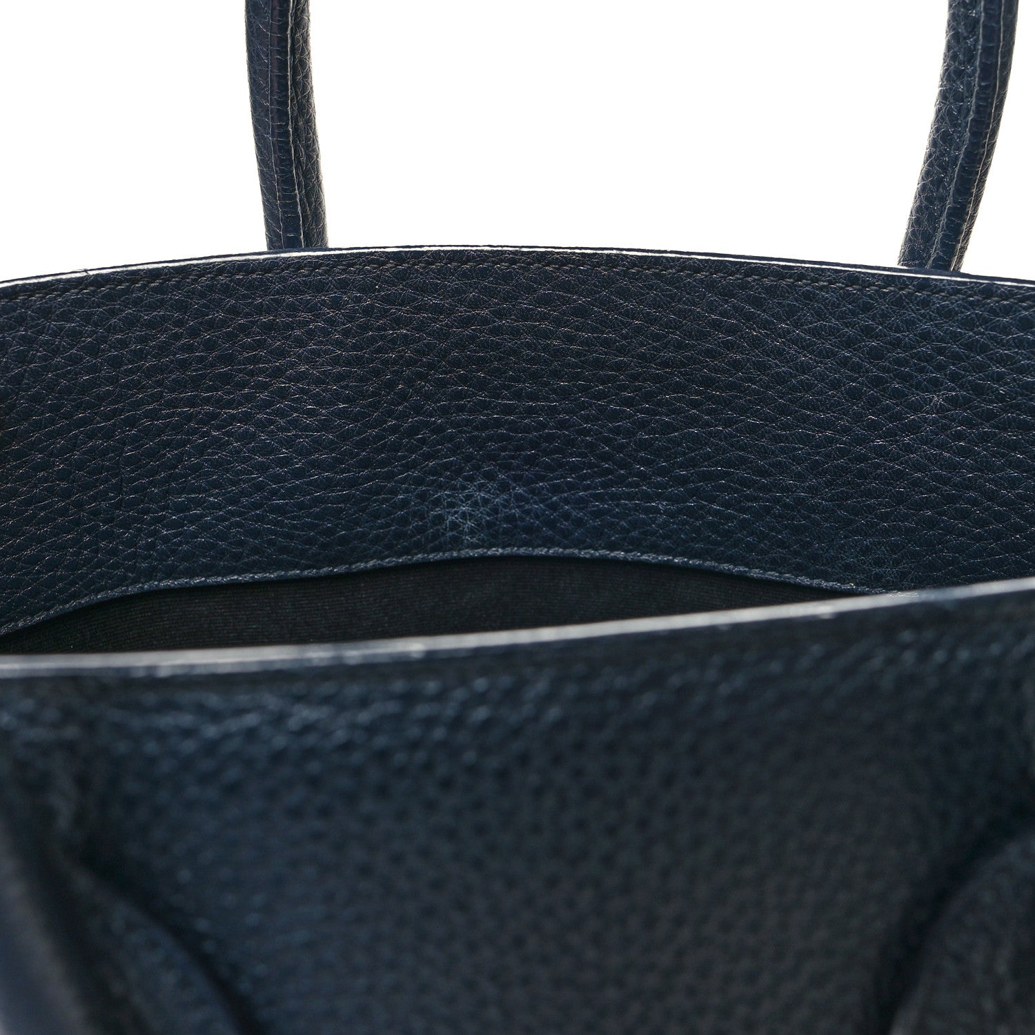 Saint Laurent Grained Calfskin Small Sac De Jour Navy 13 of 13