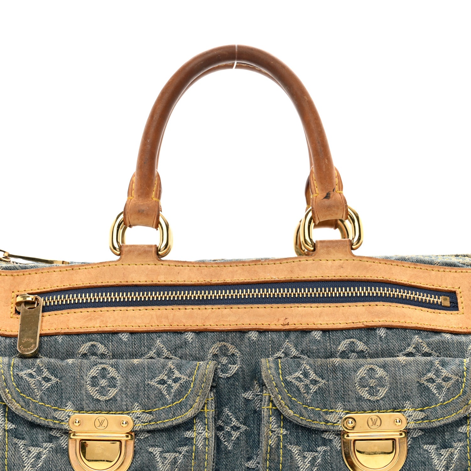 Louis Vuitton Monogram Denim Neo Speedy Blue 5 of 13