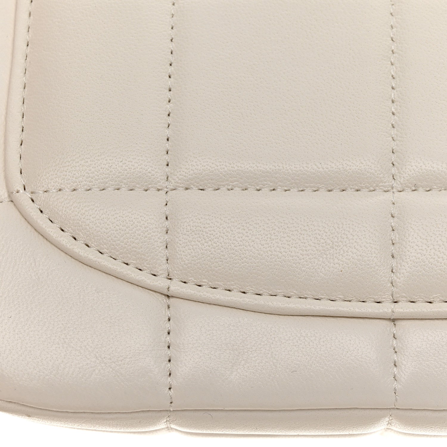 Chanel Lambskin Resin Crystal Square Quilted Monacoco Mini Square Flap White 11 of 12