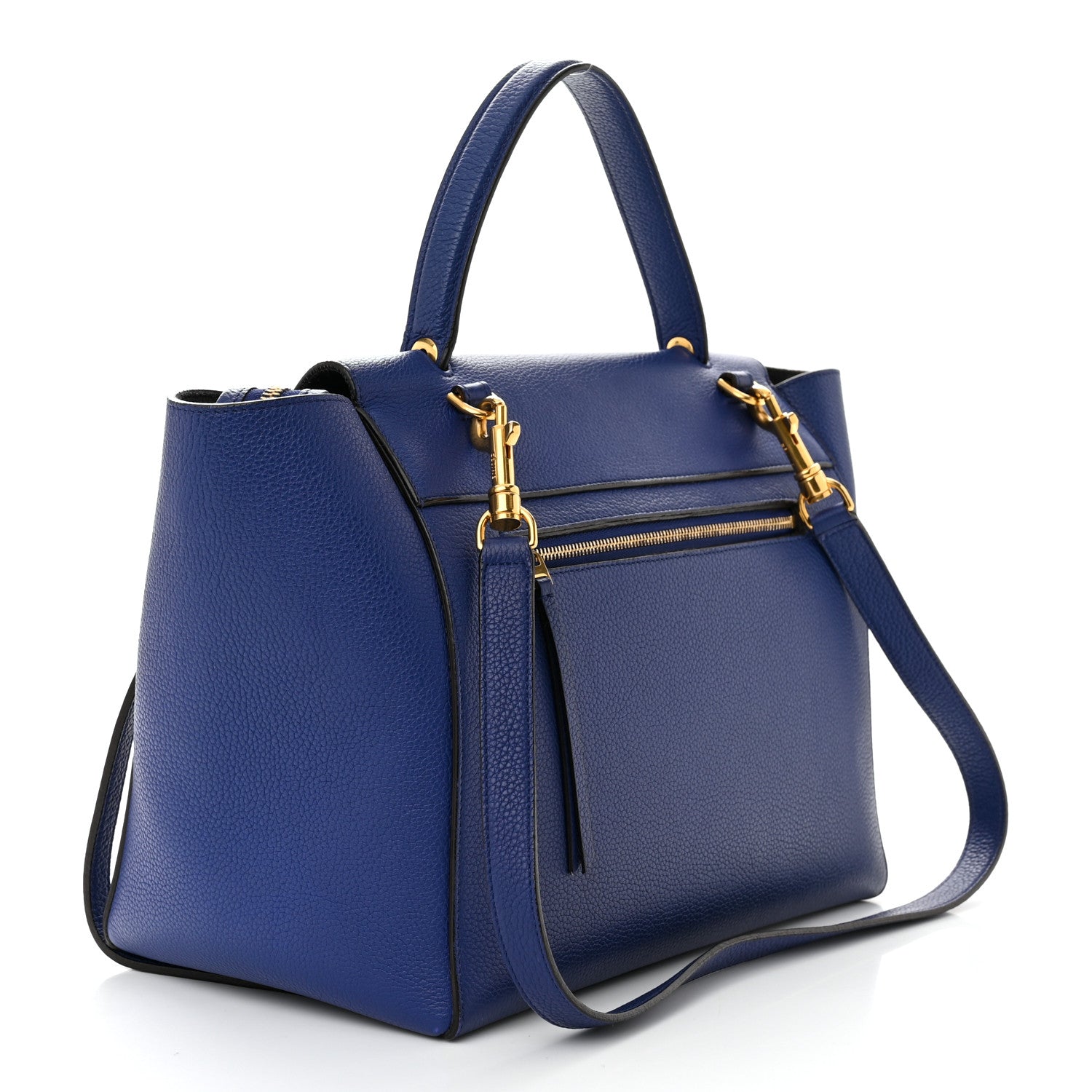 Celine Grained Calfskin Small Belt Bag Indigo 2 of 9