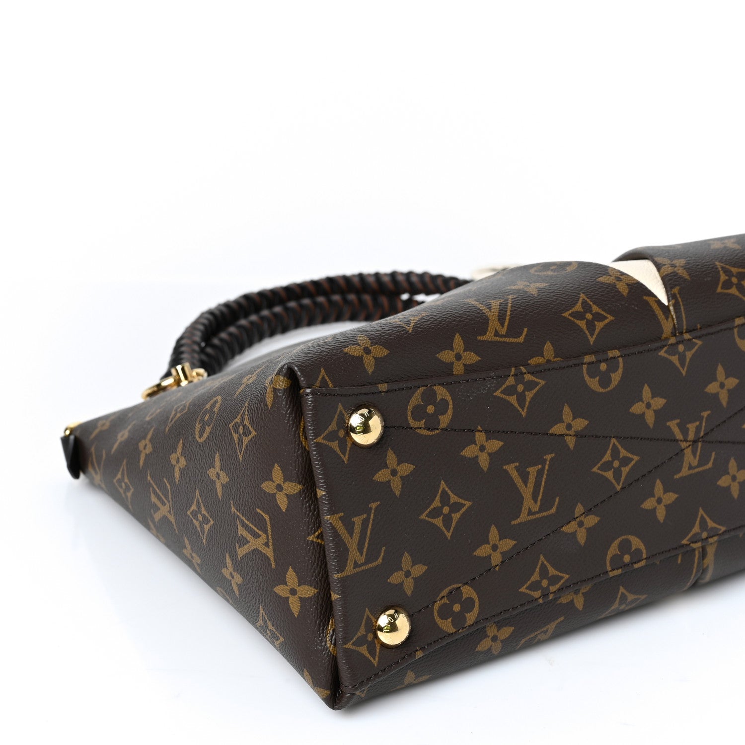 Louis Vuitton Monogram Braided V Tote MM Creme 7 of 8