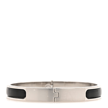 Hermes Enamel Mini Clic Kelly Bracelet PM Black 3 of 5
