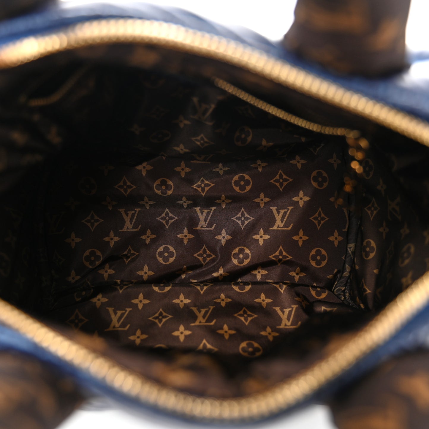 Econyl Mini Monogram Pillow Speedy Bandouliere 25 Navy