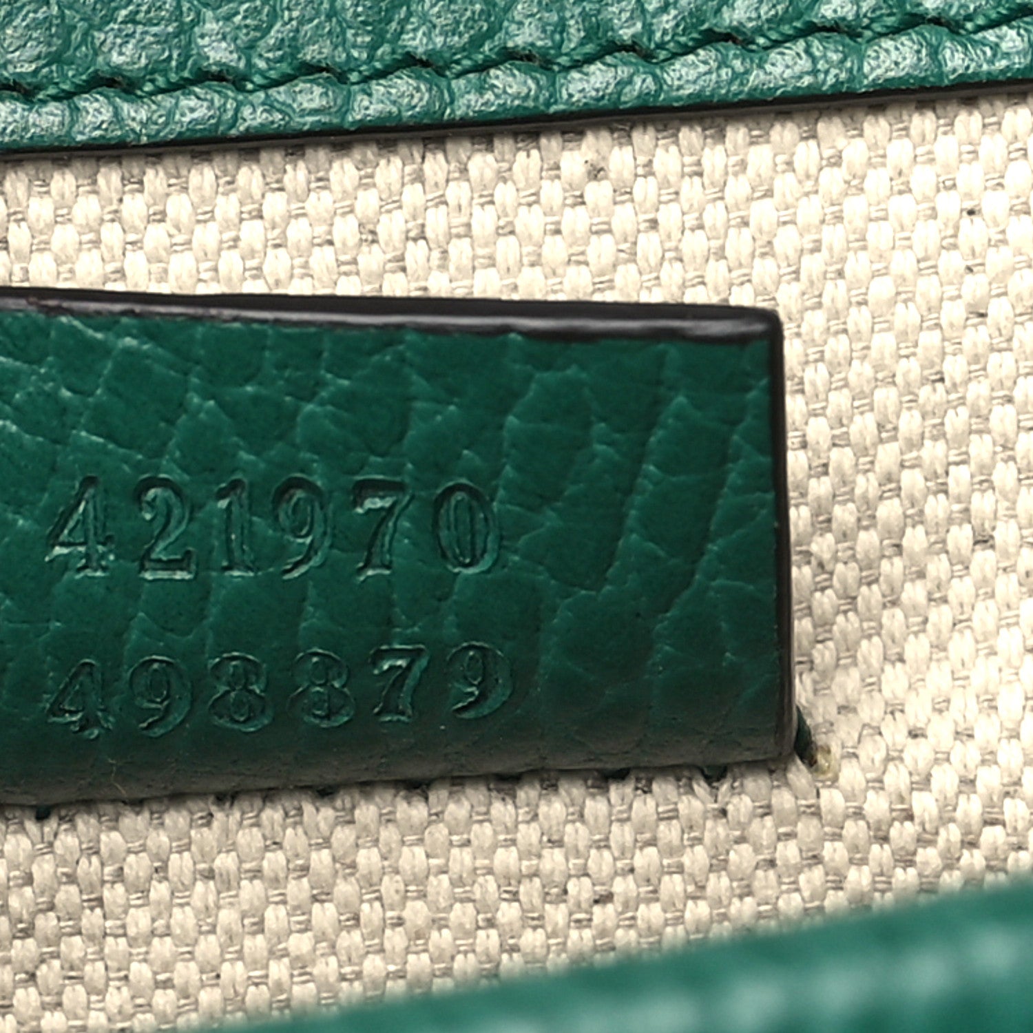 Gucci Calfskin Mini Dionysus Shoulder Bag Emerald 7 of 10