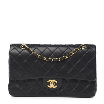 Chanel Lambskin Quilted Medium Double Flap Black 2 of 12