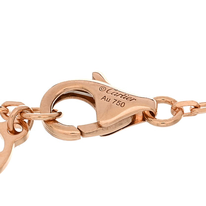 Cartier 18K Pink Gold Diamond SM D'Amour Bracelet 3 of 4