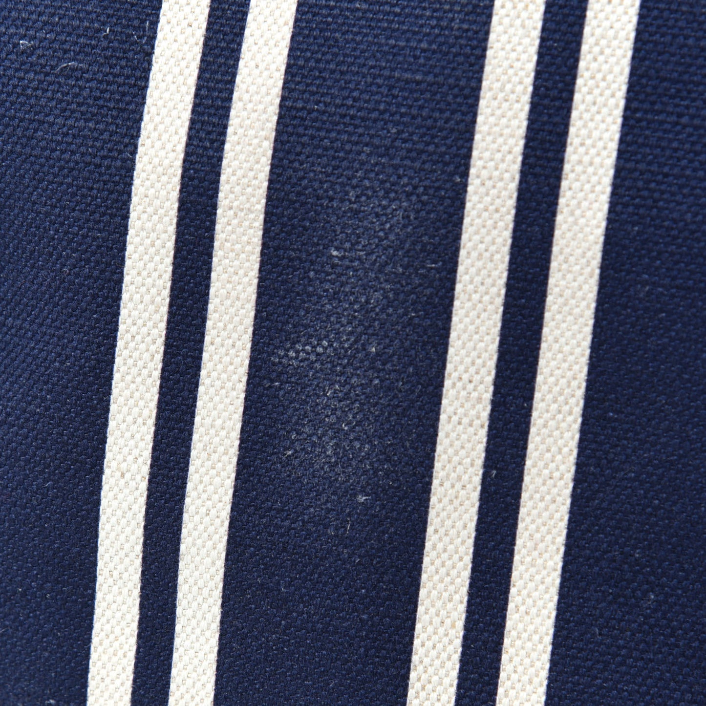 Canvas Navy Striped Cabas M Navy