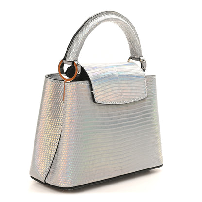 Louis Vuitton Iridescent Lizard Capucines Mini 3 of 10