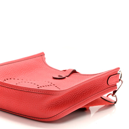 Hermes Taurillon Clemence Evelyne TPM Rouge Pivoine 10 of 12