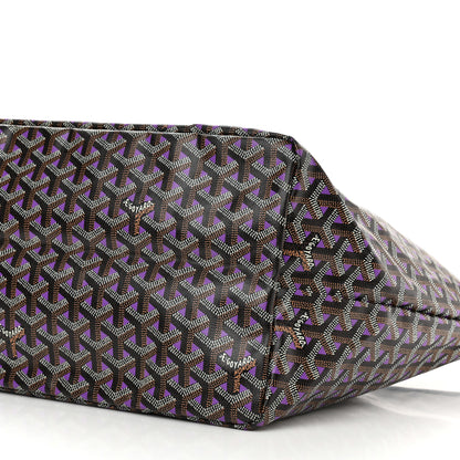 Goyard Goyardine Saint Louis Claire Voie GM Black Purple 11 of 11