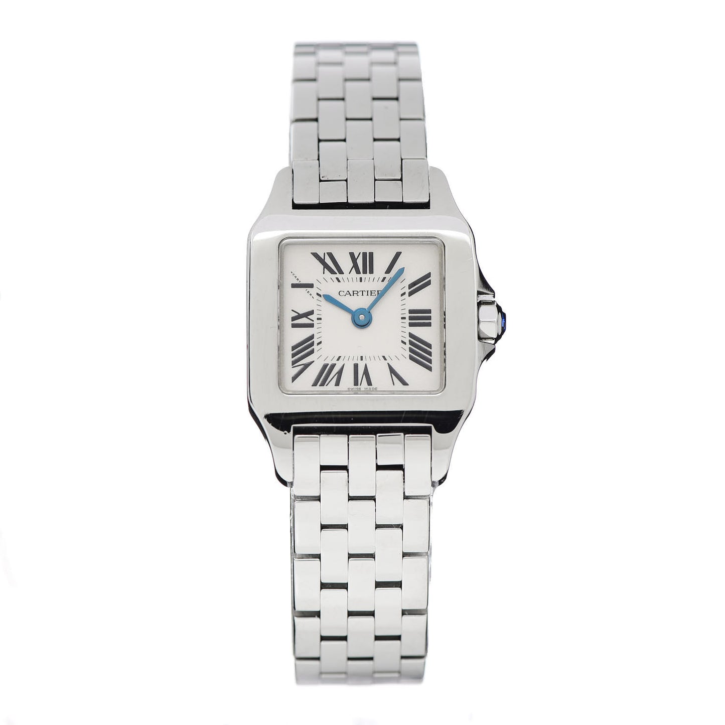 Stainless Steel 20mm Santos Demoiselle Quartz Watch