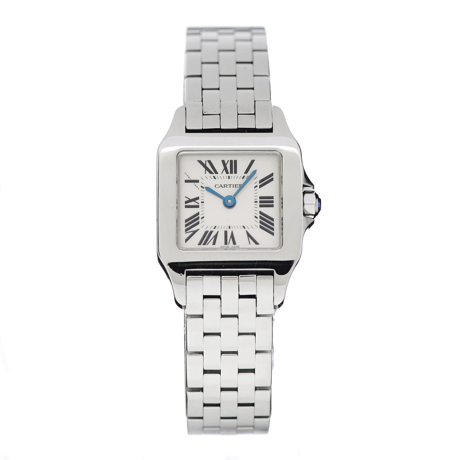 Cartier Stainless Steel 20mm Santos Demoiselle Quartz Watch 1 of 9