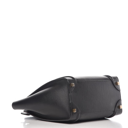 Celine Smooth Calfskin Micro Luggage Black 4 of 10