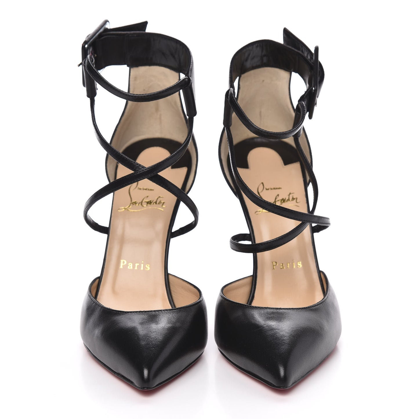 Shiny Nappa Suzanna 100 Pumps 38 Black