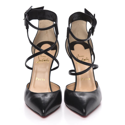 Christian Louboutin Shiny Nappa Suzanna 100 Pumps 38 Black 2 of 8