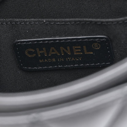 Chanel Calfskin Quilted Top Handle Flap Black 6 of 10