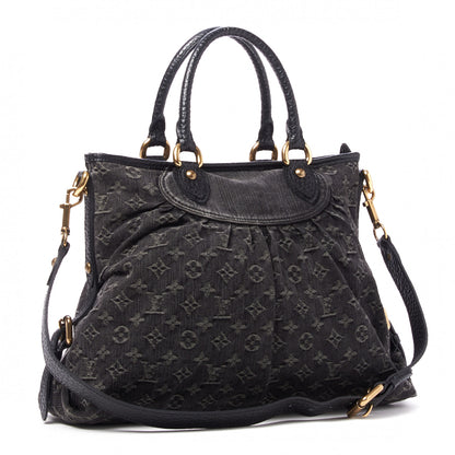 Louis Vuitton Denim Neo Cabby MM Black 3 of 8