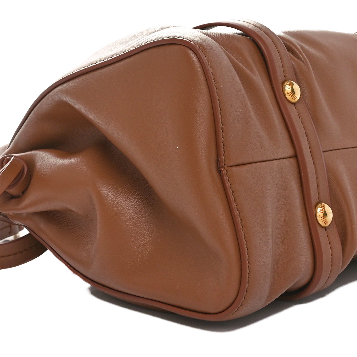 Nappa Joie Shoulder Bag Cognac