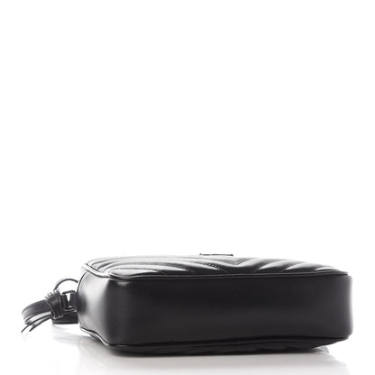 Saint Laurent Calfskin Matelasse Monogram Lou Camera Bag Black 4 of 8