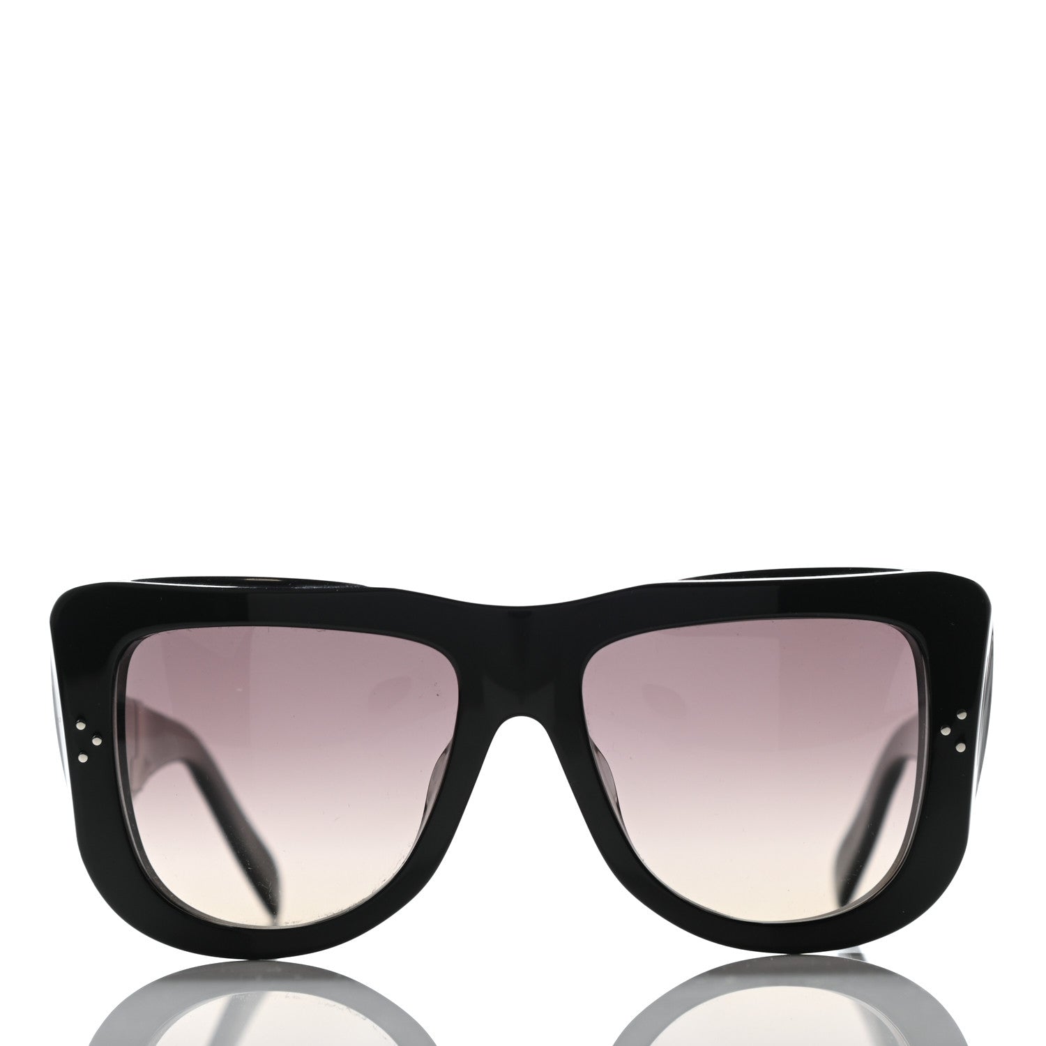 Celine Acetate Square Sunglasses CL40157U Black 3 of 6