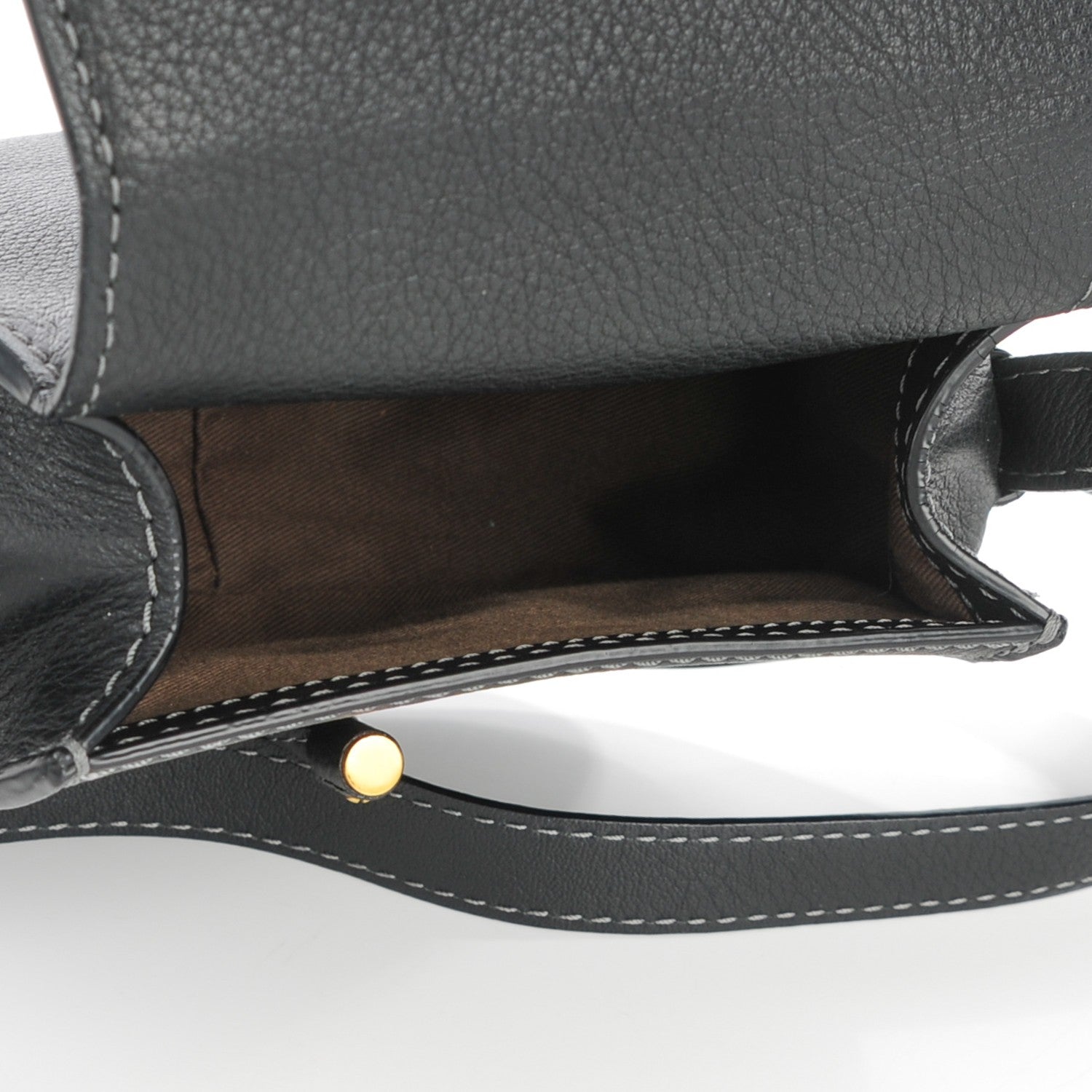 Chloe Calfskin Mini Marcie Round Crossbody Bag Black 5 of 9