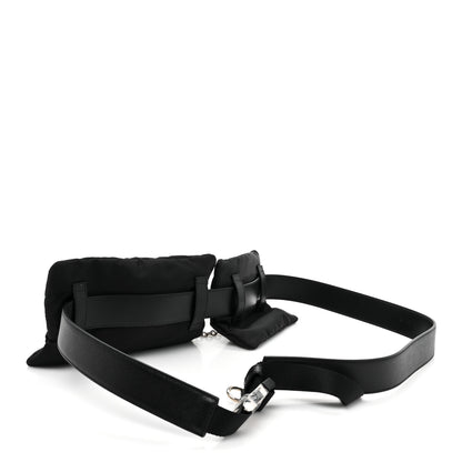Prada Tessuto Nylon Saffiano Belt Bag 110 44 Black 3 of 10