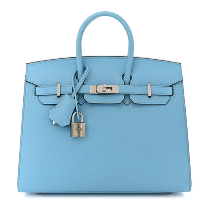 Hermes Epsom Birkin Sellier 25 Celeste 1 of 10