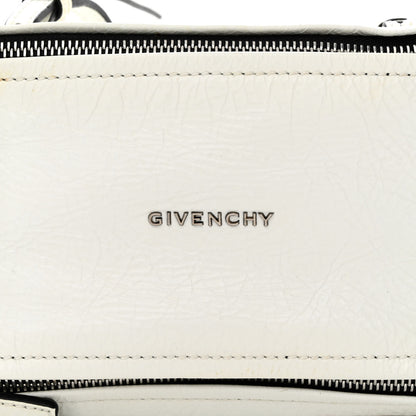 Givenchy Crinkled Patent Deerskin Mini Pandora White 8 of 19