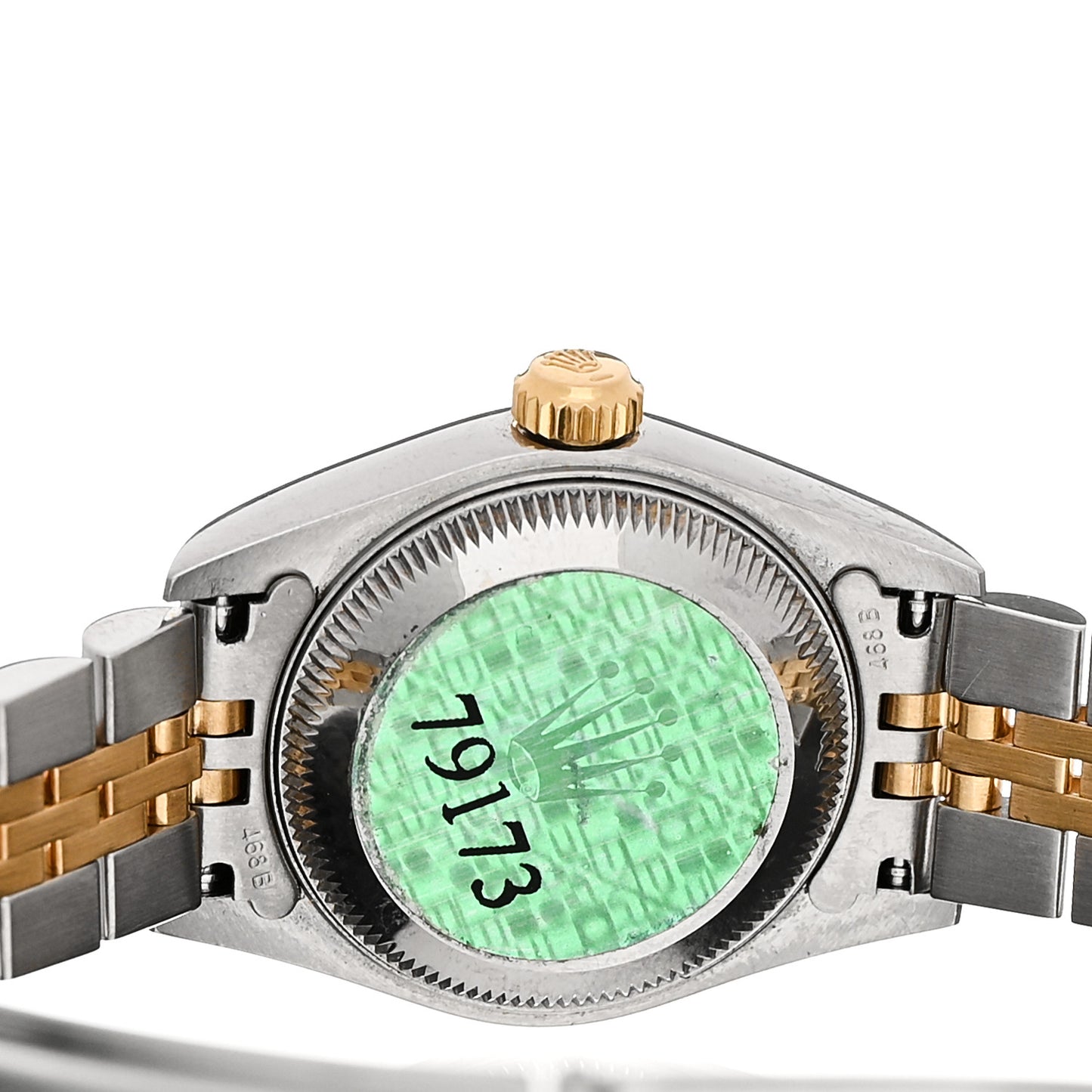 Stainless Steel 18K Yellow Gold Diamond 26mm Oyster Perpetual Datejust Watch Champagne 79173