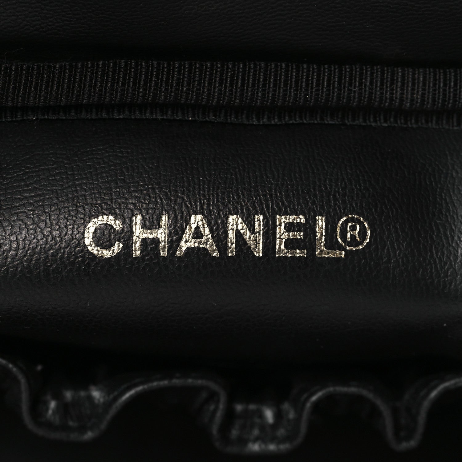 Chanel Caviar Vanity Cosmetic Case Black 6 of 10