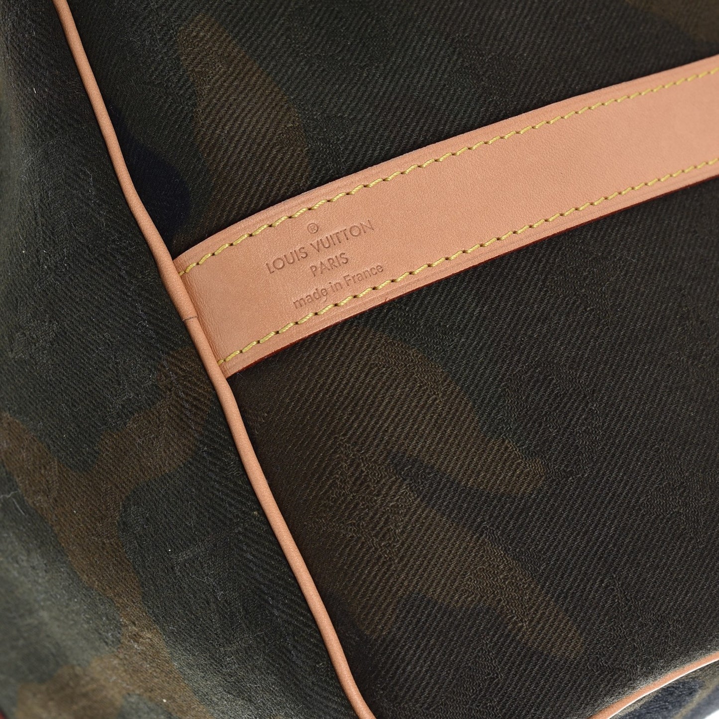 X SUPREME Monogram Camouflage Keepall Bandouliere 45