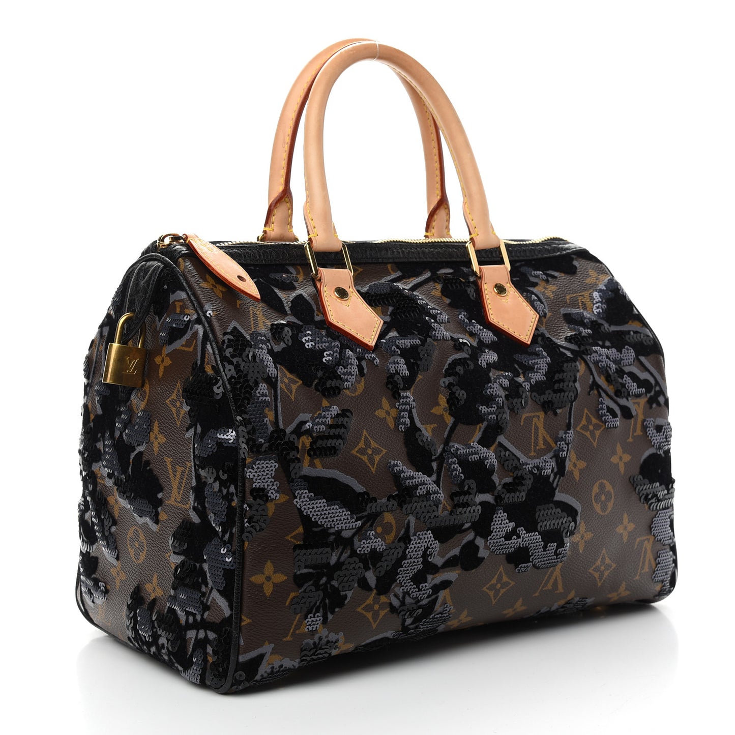 Monogram Fleur De Jais Sequins Speedy 30