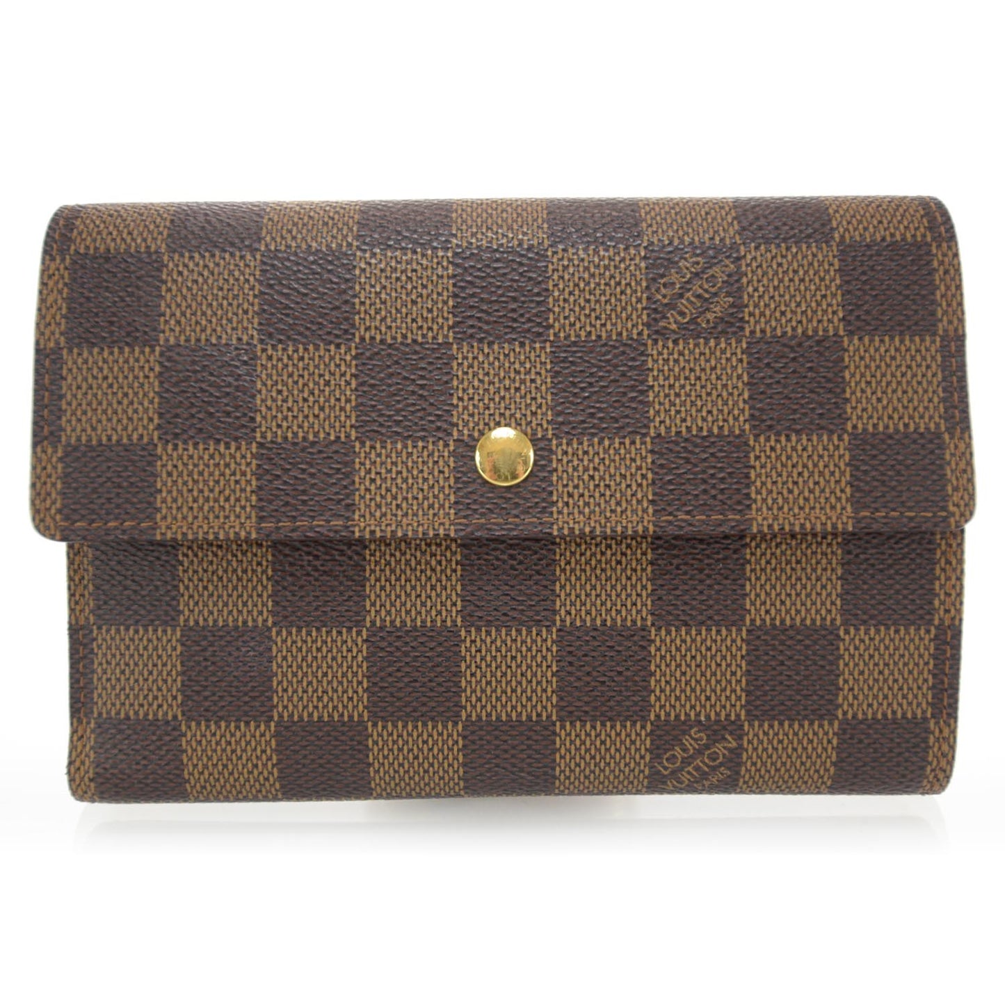 Damier Ebene Porte Tresor Etui Papier Wallet
