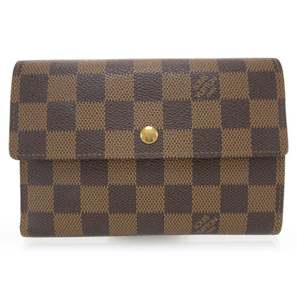 Louis Vuitton Damier Ebene Porte Tresor Etui Papier Wallet 1 of 10