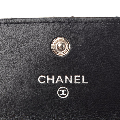 Chanel Lambskin Quilted Flap Card Holder Black 7 of 8