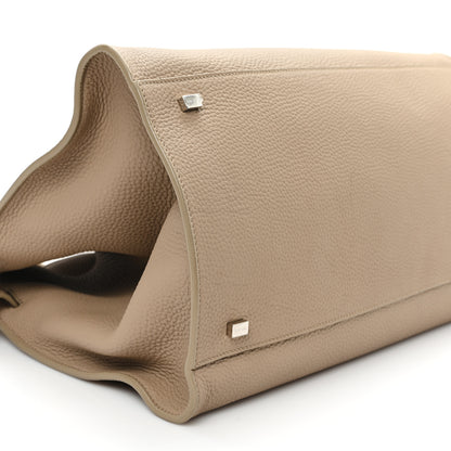 The Row Matte Grained Calfskin Soft Margaux 15 Dark Taupe 8 of 10