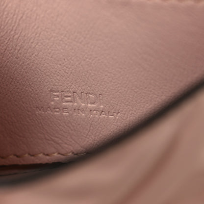 Fendi Nappa Matisse FF Embossed Nano Maxi Buckle Baguette Charm Rosa Quarzo 6 of 9