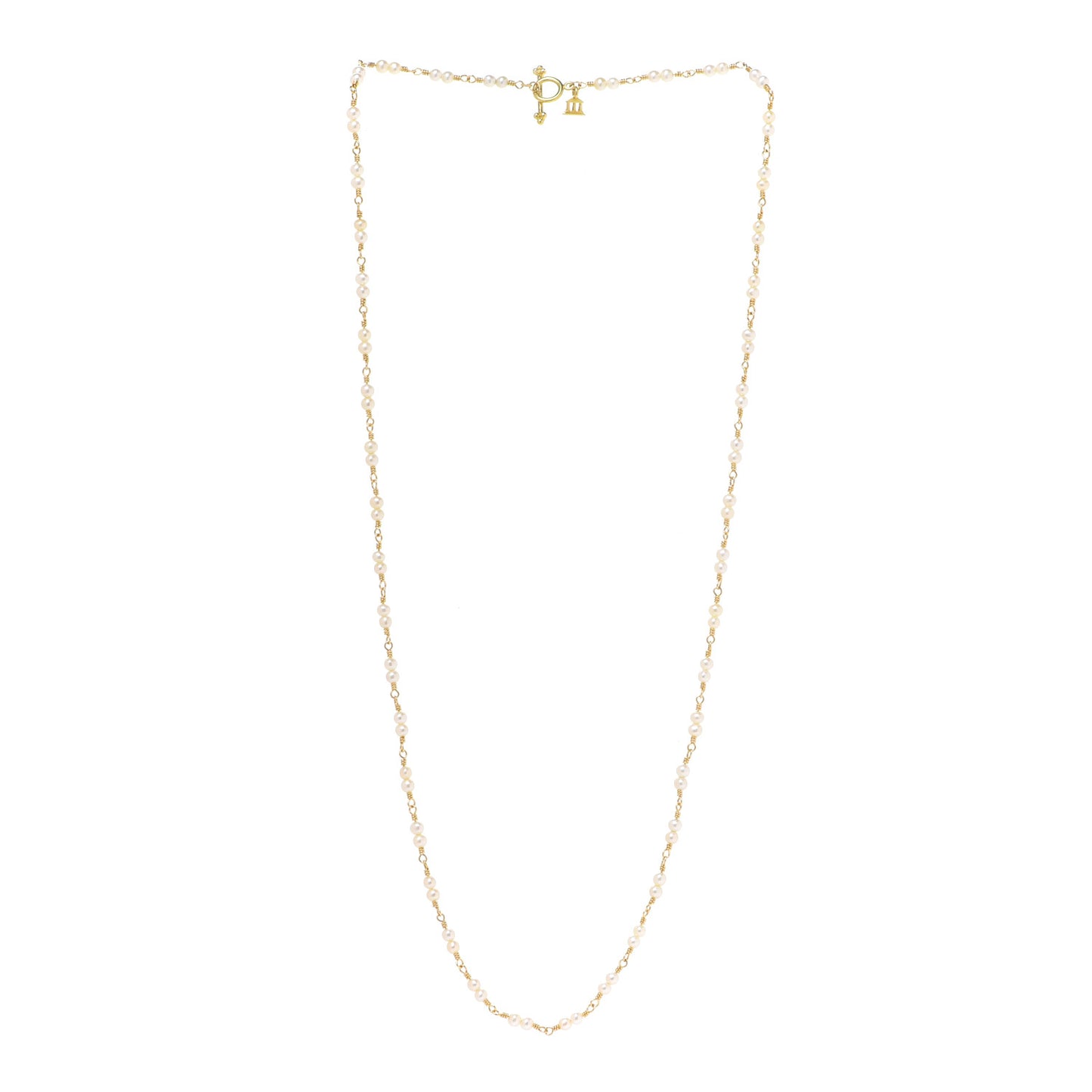 18K Yellow Gold Pearl Karina Necklace