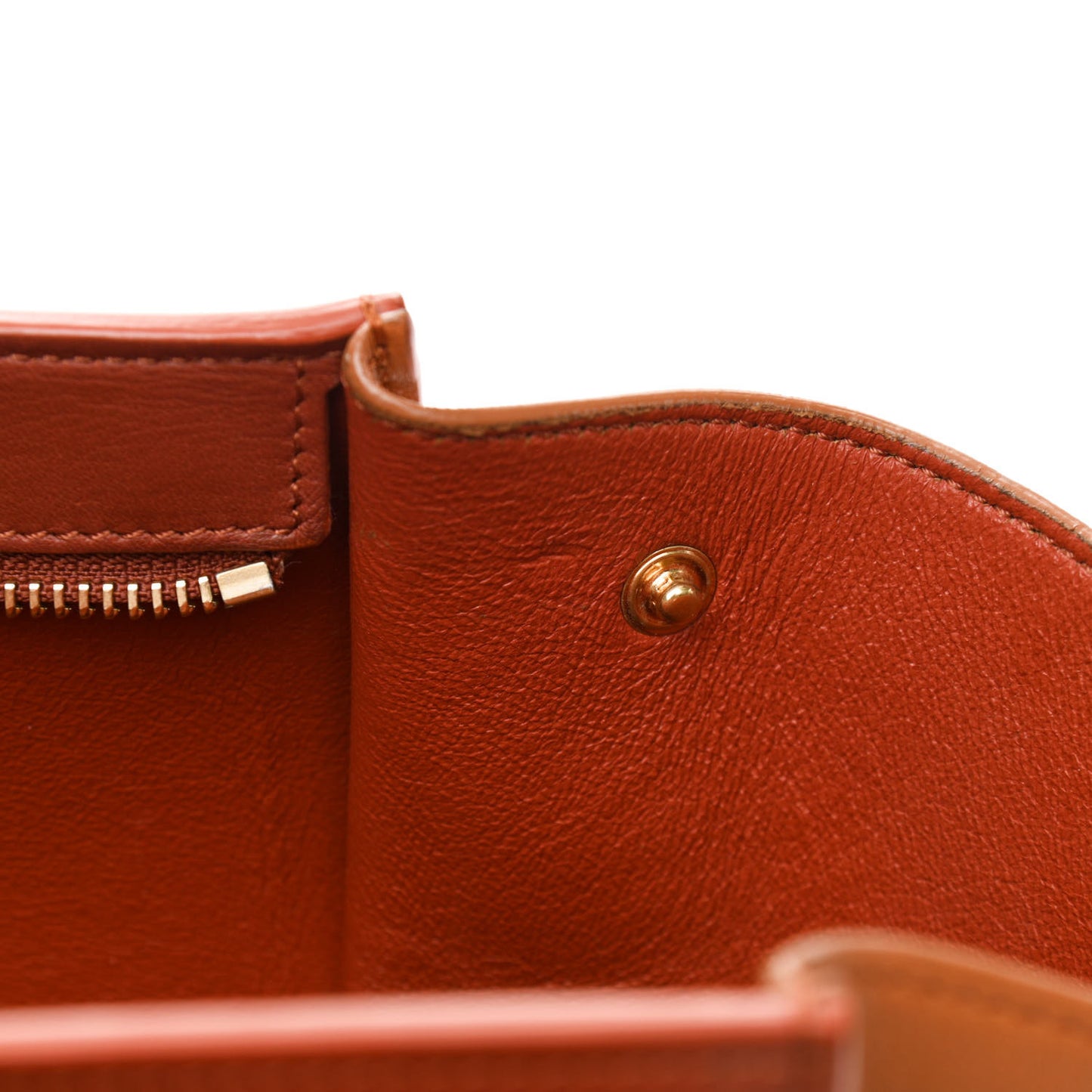 Smooth Calfskin Medium Tri-Color Trapeze Navy