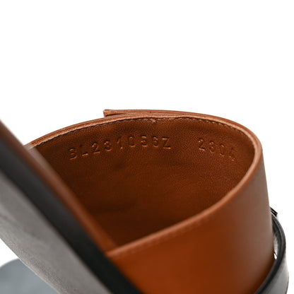 Hermes Calfskin Giulia Sandals 36 Naturel Black 8 of 9
