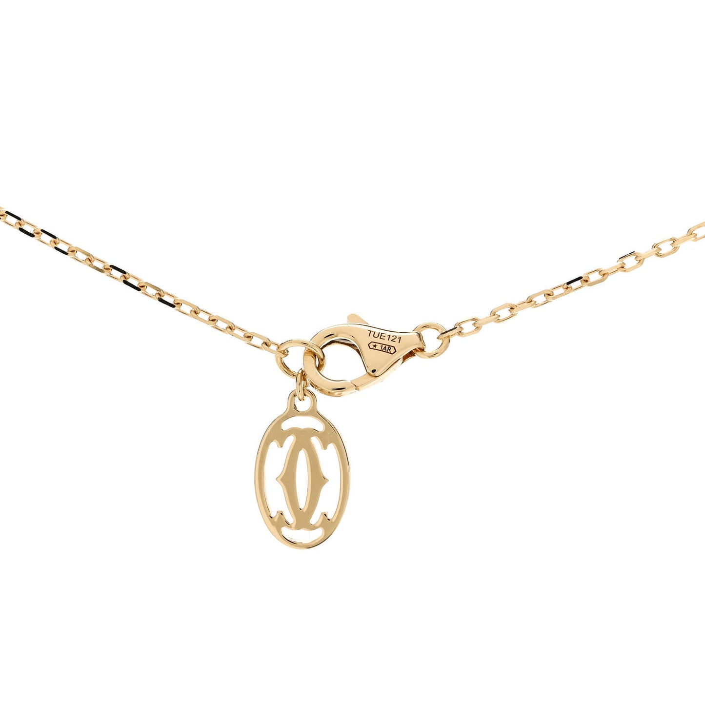18K Yellow Gold Diamond LM D'Amour Pendant Necklace