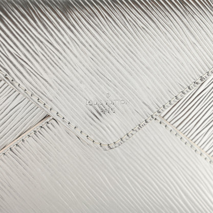 Louis Vuitton Metallic Epi Invitation Envelope Clutch Silver 6 of 6